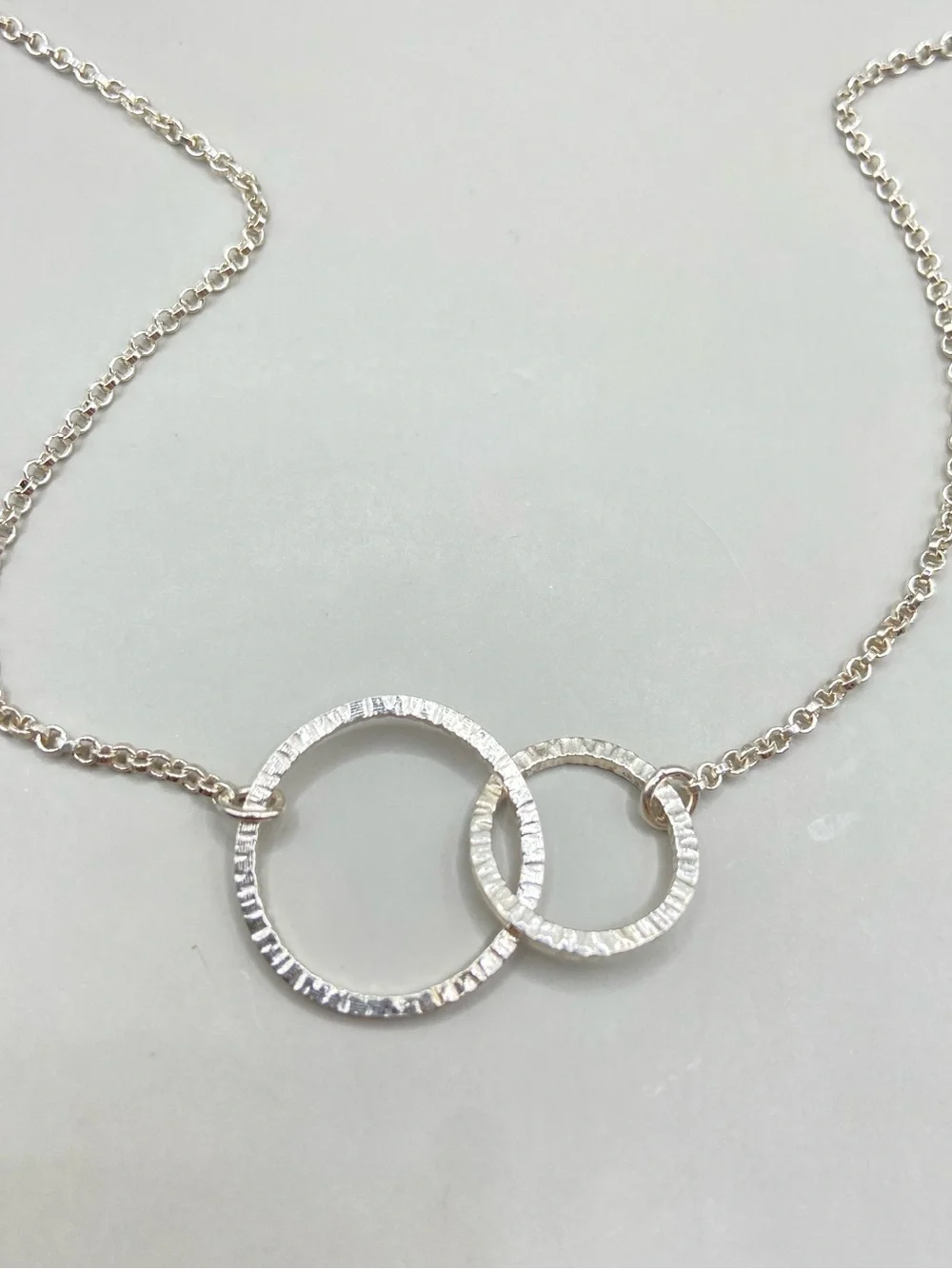 Silpada Sterling Silver Sweet Circles Pendant Necklace N2297 - Picture 3 of 7